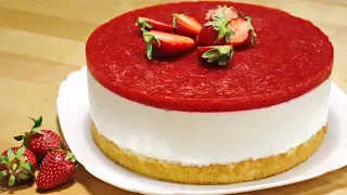 CAKE with Yogurt and STRAWBERRY