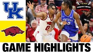 #16 Kentucky vs Arkansas Highlights | NCAA Men's Basketball | 2024 College Basketball