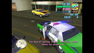 GTA  Vice City Game play Police Work