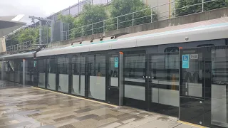 [Sydney Metro] Alstom Metropolis TS departs Bella Vista Station