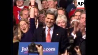 John Kerry wins Iowa caucus