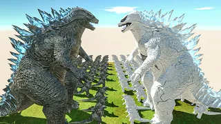 Symbiote Godzilla War | Growing Godzilla 2014 VS Anti-Venom Godzilla