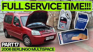 Berlingo 1.6HDi Full Service - Oil, Filter & Air Filter