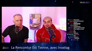 Inoxtag troll Samuel Etienne avec un animé nommé "pignouf"