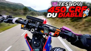 TEST DU 450 CRF SUPERMOT DU DIABLE 😈🚀 ft @ZbatNation