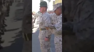 USMC Senior Drill Instructor Inspection #USMC #military #bootcamp