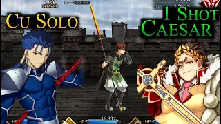 Hector Advanced Quest - Cu Solo + Caesar 1 Shot [FGO]