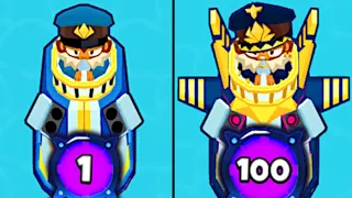 Level 1 Vs. MAX Level 100 SUBMARINE Paragon! (Bloons TD 6)