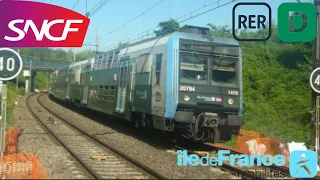 [RER D]Passage D'un Z20500 Sans Arrêt A Orangis Bois De l'Epine En US