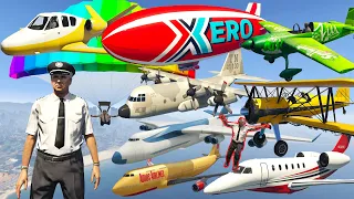 GTA V: Every Airplanes Pilot Survives Best Extreme Longer Crash and Fail Compilation