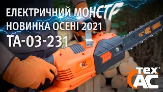 Новинка осені - ТА-03-231 | Електричний монстр | Електропила від ТЕХ.АС