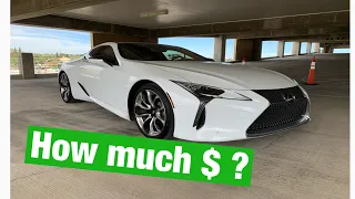 Lexus LC 500 - Cost of Ownership , Running Costs