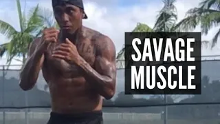Savage shadowboxing workout for muscle
