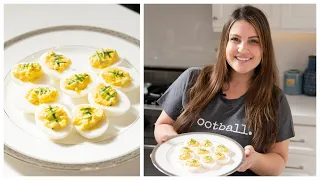 The Perfect Deviled Eggs Recipe for the Big Game! | Off-Air With Sisanie