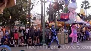 FULL VIDEO HD Pixar Play Parade JANUARY 2014 DISNEY CALIFORNIA ADVENTURE PARK DCA ANAHEIM CA