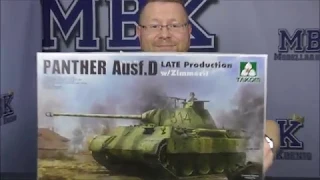 MBK unboxing #049 - 1:35 Panther D late w/Zimmerit (Takom 2104)