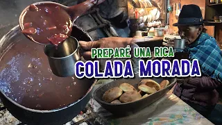 RICA COLADA MORADA (Hecha en leña) | Doña Empera