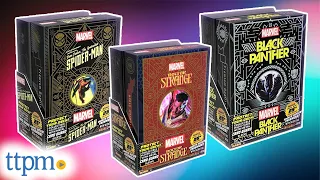 Marvel Collectible Playing Cards Spider-Man, Doctor Strange, and Black Panther