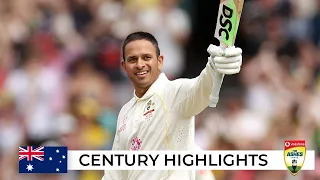 Khawaja marks Test return with sparkling century | Men's Ashes 2021-22