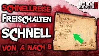 Schnellreise freischalten Guide - Die 4 gibt es - Red Dead Redemption 2 Deutsch Tipps & Tricks