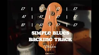 【Simple Blues Backing Track】in E major