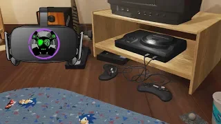 Checking out Sega Genesis Classics in VR and testing the Oculus Rift Internal Microphone