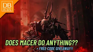 Does Macer do anything? (in legendary events) + FREE CODE GIVEAWAY!!