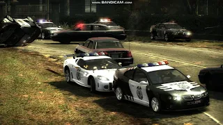 NFS Most Wanted but 100 Cops in Single Chase