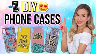 DIY HANDYHÜLLEN 📲PHONE CASE SELBER MACHEN - Cali Kessy