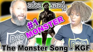 The Monster Song - KGF Chapter 2-REACTION | Foreigners react to kgf | Drew Nation Reaction!!!!