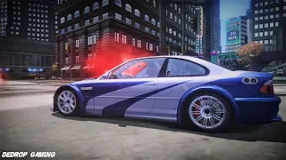 NFSMW REMASTERED ULTRA GRAPHICS MOD BMW M3 GTR SPRINT RACE