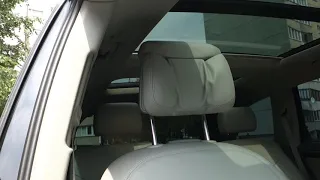 Audi Q7 4L with A8 D4 seats automatic headrest adjustment