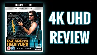 ESCAPE FROM NEW YORK 4K ULTRAHD BLU-RAY REVIEW | DOLBY VISION HDR SAVES THE DAY!