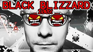 Black Blizzard 100% [EXTREME DEMON] by KrmaL [Geometry Dash]