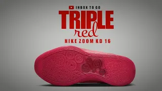 NIKE ZOOM KD 16 TRIPLE RED 2023 DETAILED LOOK AND PRICE