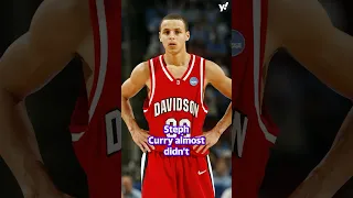 Steph Curry almost didn’t make it to Davidson?! #NBA #StephCurry #collegebasketball