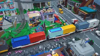 LEGO city update: Train cars, cargo, ballasting, a few zoo thoughts July 19, 2020