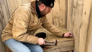 Building an Off-Grid Outhouse at the cabin……start to finish