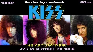 KISS Live in Detroit MI 1985 Asylum Tour Master Tape Network 1080p 60fps HD