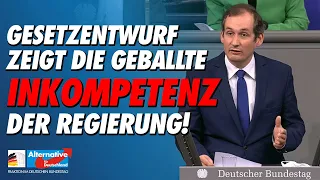 Dieser Gesetzentwurf zeigt die geballte Inkompetenz der Regierung! - Norbert Kleinwächter