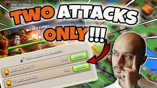 HOW to TWO hit ALL WIZARD VALLEY districts in RAID WEEKEND CLASH OF CLANS COC Capital Peak 6-7