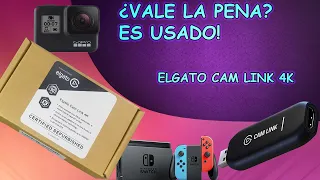 ¿VALE LA PENA COMPRAR ALGO RECONSTRUIDO? ELGATO Camlink 4K Prueba en GOPRO HERO 7 BLACK