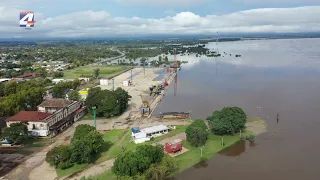 Más de 180 personas desplazadas en Paysandú; el río podría llegar a 7.20