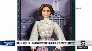 Helen Keller honored with 'inspiring women' Barbie