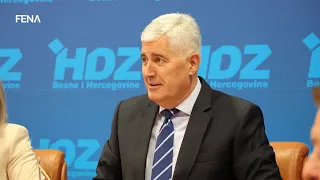 Čović: Evidentno je da netko želi destabilizirati procese u BiH