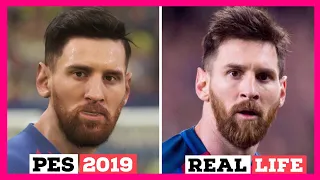 PES 2019 vs REAL LIFE | PLAYER FACE COMPARISONS