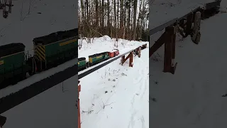 G Scale snow plow train