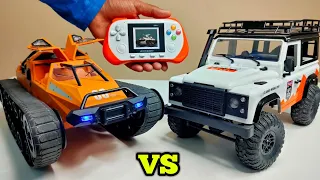 RC Powerful Thar Vs RC Eachine EAT06 Tank Unboxing -  Chatpat toy tv