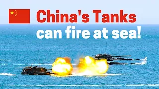 China's tanks can fire at sea ! ZTD-05, the best amphibious fighting vehicle tank in the world