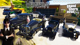 GTA 5 - Stealing WEDNESDAY CARS With Franklin | (Real Life Cars #132)